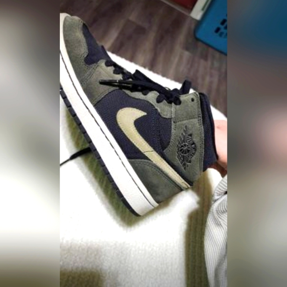 Olive Air Jordan Mids